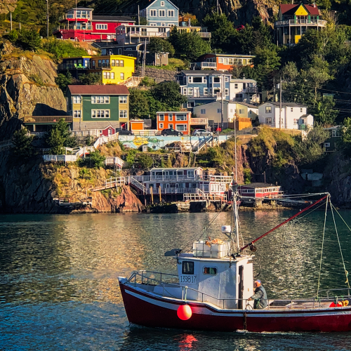 Morning light on the Battery