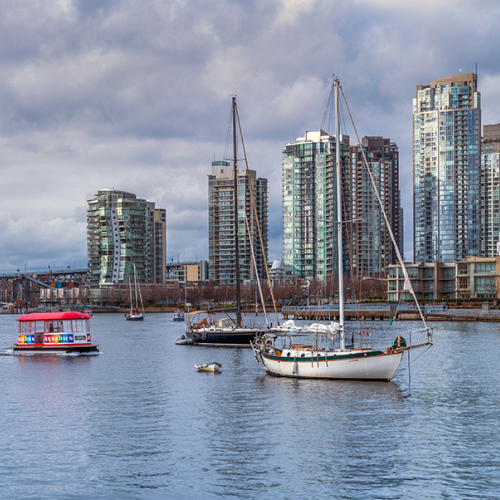 View of Vancouver waterfront