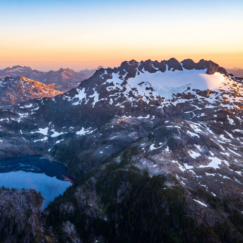 Nine Peaks at Sunset