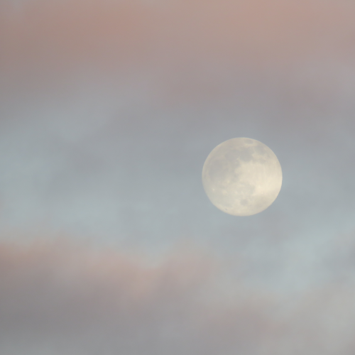 Full moon overlooking Lawrencetown Beach