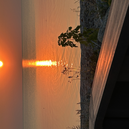 Smoky sunset 