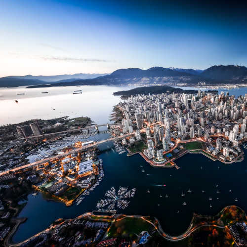 Blue Hour Over False Creek